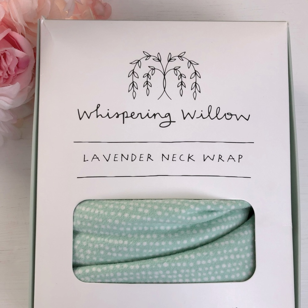 NEW Whispering Willow Lavender Neck Wrap in Box - Picture 2 of 11